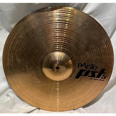 Paiste 18in Pst 5 Rock Crash Cymbal