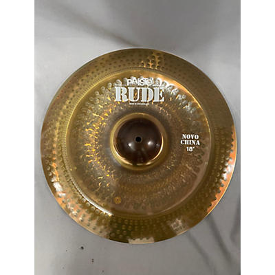 Paiste 18in Rude Novo China Cymbal