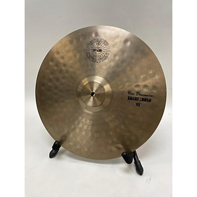 Paiste 18in SOUND CREATION NEW DIMENSION SHORT CRASH Cymbal