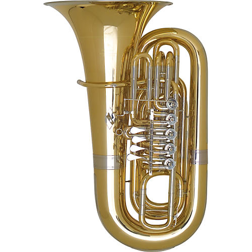 Miraphone 191 Series 5/4 BBb Tuba 191-5V Gold Brass 5 Valves Nickel Silver Slides