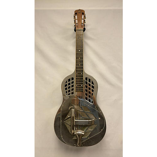 National 1929 Style 1 Tricone Resonator Square Neck Lap Steel Chrome