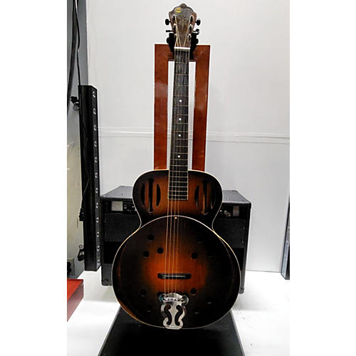 Kay 1934 Wood Amplifying Resonator Resonator Guitar Natural