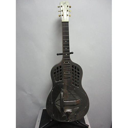 National 1938 Tricone Style 2 Square Neck Resonator Guitar Natural