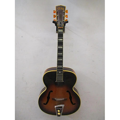 Vega 1940s Professional I-66 Duo-tron Hollow Body Electric Guitar Sunburst