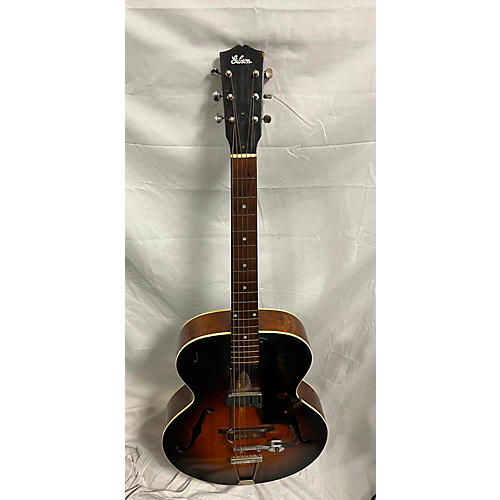 Gibson 1942 Gibson L50 Hollow Body Electric Guitar 3 Color Sunburst