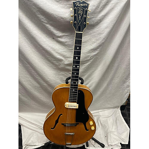Premier 1950s Archtop Hollow Body Electric Guitar Blonde