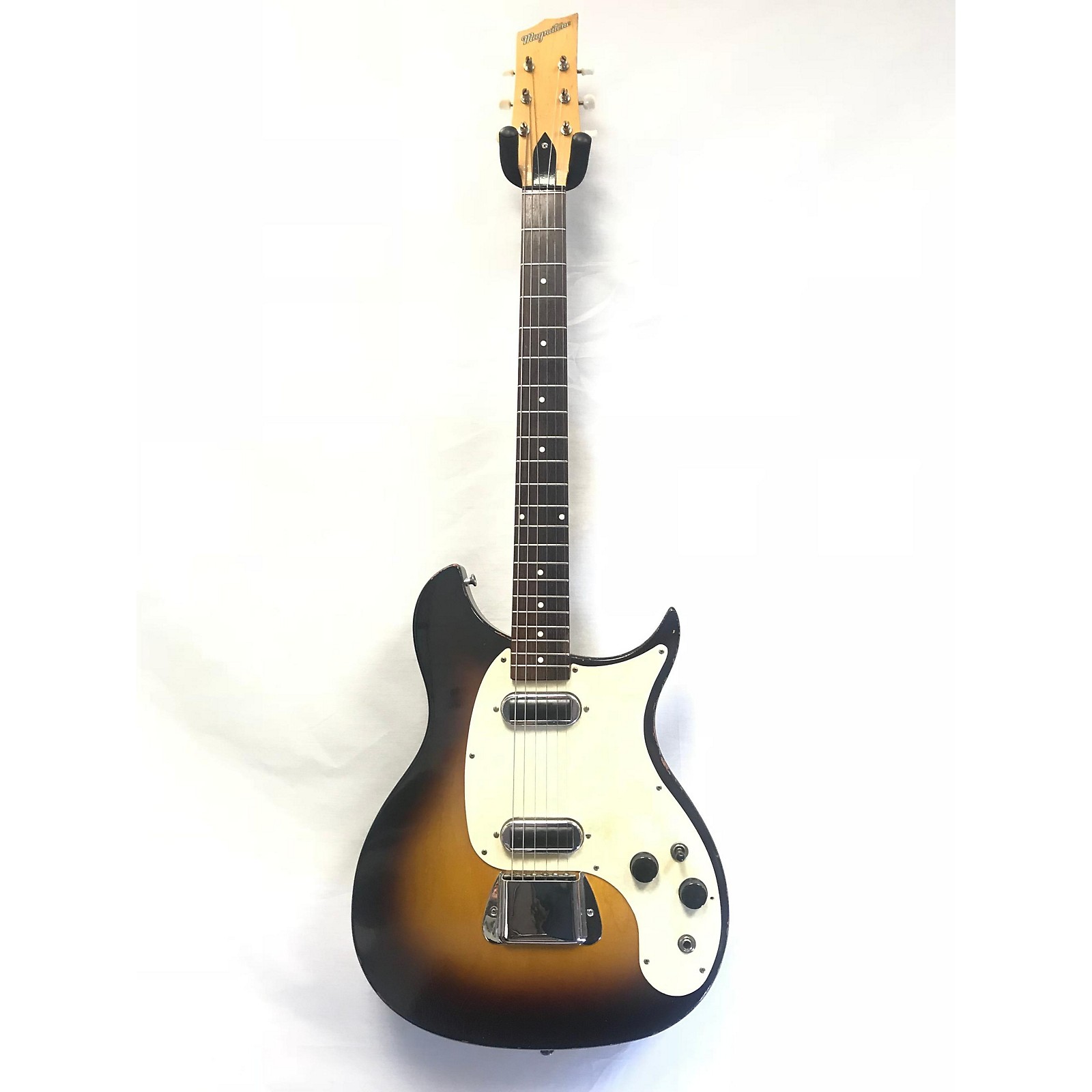 Vintage Magnatone 1950s Mk VIII Solid Body Electric Guitar burst