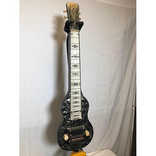 Valco 1950s Tonemaster Lap Steel Solid Body Electric Guitar black pearloid