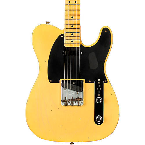 Fender Custom Shop 1951 Telecaster Journeyman Relic Electric Guitar Aged Nocaster Blonde
