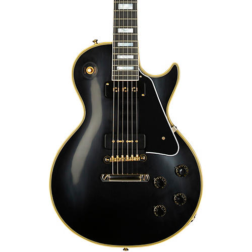 Gibson Custom 1954 Les Paul Custom Staple Pickup Reissue VOS Electric Guitar Ebony