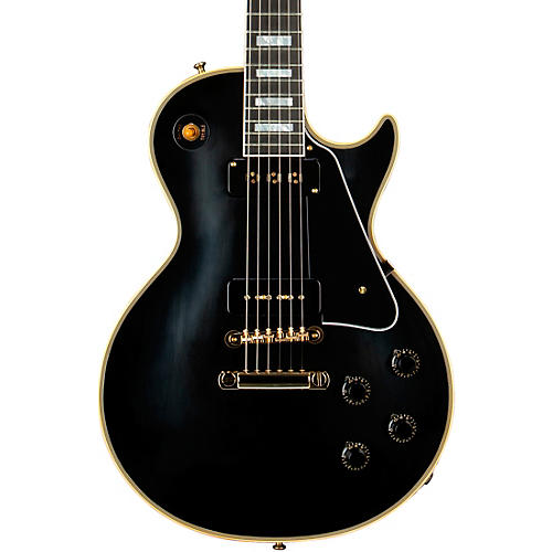 Gibson Custom 1954 Les Paul Custom Staple Pickup Reissue VOS Electric Guitar Ebony