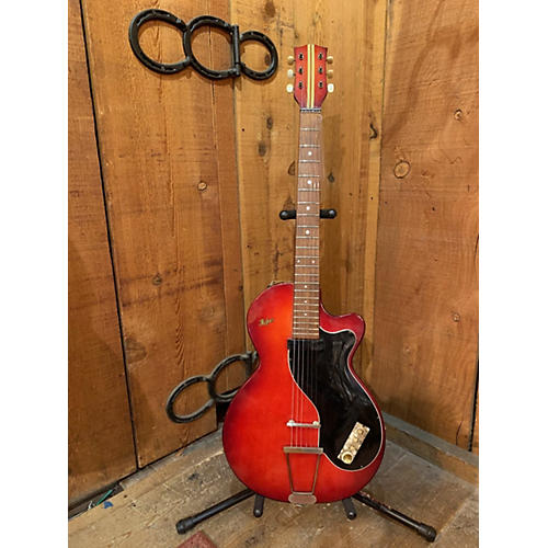Hofner 1957 Colorama 443 Solid Body Electric Guitar Red