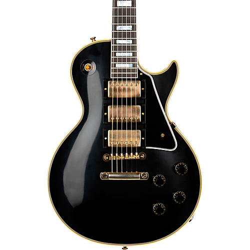 Gibson Custom 1957 Les Paul Custom Reissue 3-Pickup VOS Electric Guitar Ebony