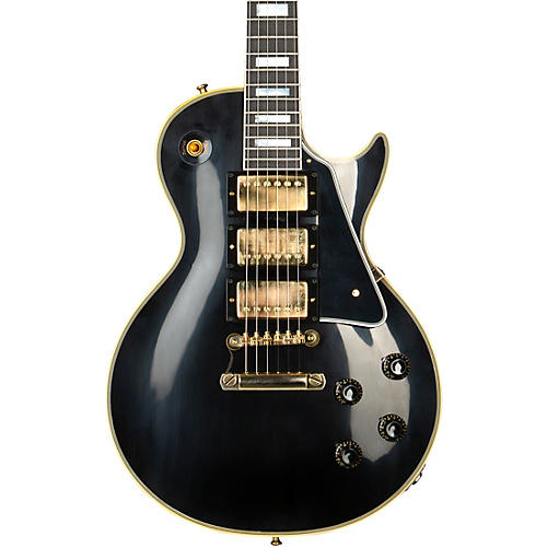 Gibson Custom 1957 Les Paul Custom Reissue 3-Pickup VOS Electric Guitar Ebony