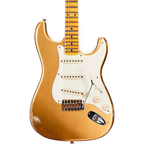 Fender Custom Shop 1957 Stratocaster Relic Electric Guitar Aged HLE Gold