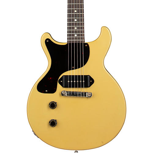 Gibson Custom 1958 Les Paul Junior DC Reissue VOS Left-Handed Electric Guitar TV Yellow