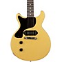 Gibson Custom 1958 Les Paul Junior DC Reissue VOS Left-Handed Electric Guitar TV Yellow 84903