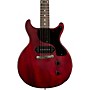 Gibson Custom 1958 Les Paul Junior Double-Cut Reissue VOS Electric Guitar Faded Cherry 84661