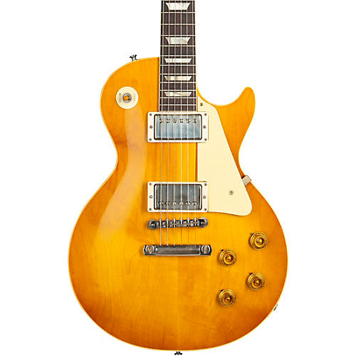 Gibson Custom 1958 Les Paul Standard Reissue VOS Electric Guitar Lemon Burst