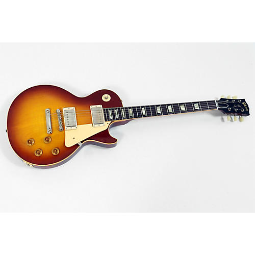 Gibson Custom 1958 Les Paul Standard Reissue VOS Electric Guitar Condition 3 - Scratch and Dent Iced Tea Burst 197881059194