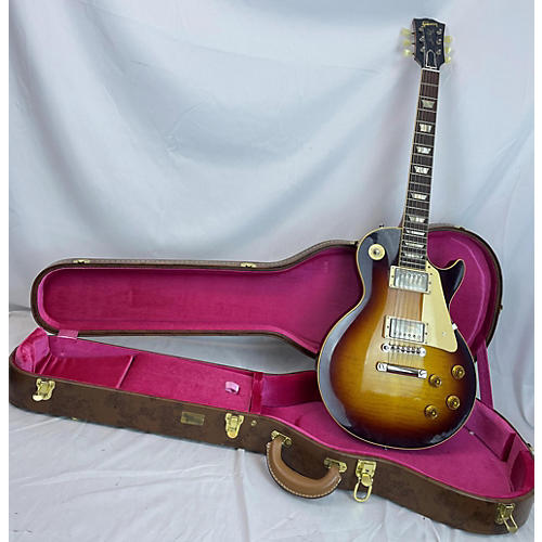 Gibson 1958 Reissue Murphy Lab Light Aged Les Paul Solid Body Electric Guitar Bourbon Burst