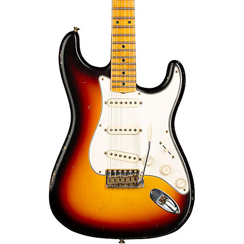 Fender Custom Shop 1958 Stratocaster Journeyman Relic Electric Guitar Masterbuilt by Todd Krause 3-Color Sunburst