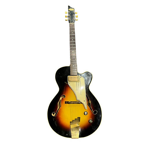 Supro 1958 Westwood Hollow Body Electric Guitar Sunburst