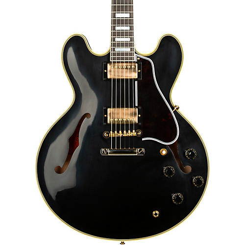 Gibson Custom 1959 ES-355 Reissue Stopbar VOS Semi-Hollow Electric Guitar Ebony