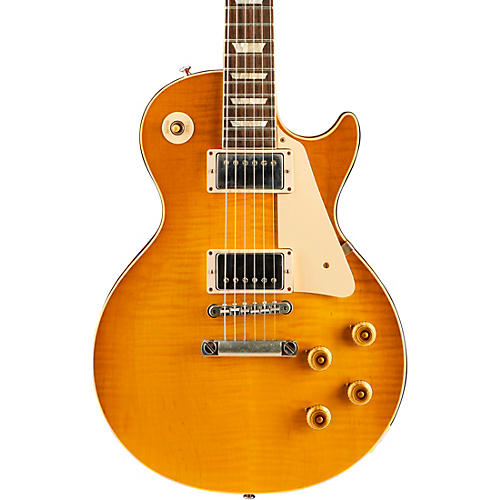 Gibson Custom 1959 Les Paul Standard Reissue VOS Electric Guitar Honey Lemon Fade