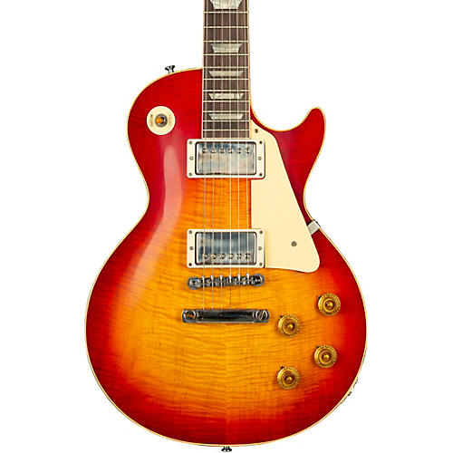 Gibson Custom 1959 Les Paul Standard Reissue VOS Electric Guitar Washed Cherry Sunburst