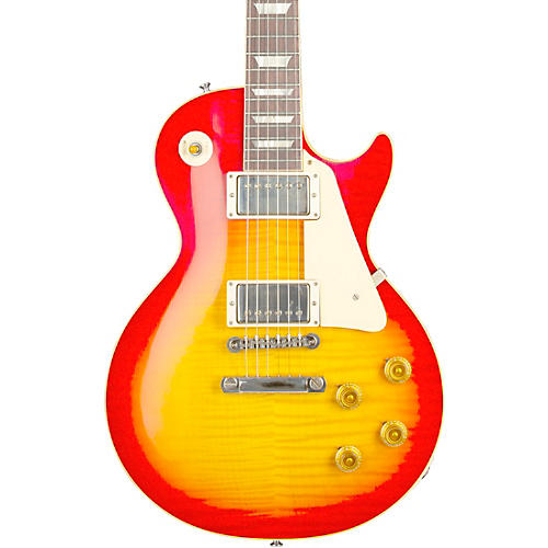 Gibson Custom 1959 Les Paul Standard Reissue VOS Electric Guitar Washed Cherry Sunburst