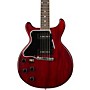 Gibson Custom 1960 Les Paul Special DC Reissue VOS Left-Handed Electric Guitar Cherry Red