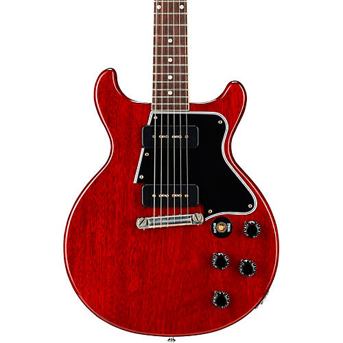 Gibson Custom 1960 Les Paul Special Double-Cut Electric Guitar VOS Condition 2 - Blemished Cherry Red 197881253714