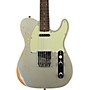 Fender Custom Shop 1960 Telecaster Custom Heavy Relic Electric Guitar Aged Inca Silver CZ588367