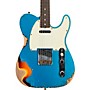 Fender Custom Shop 1960 Telecaster Custom Relic Electric Guitar - Aged Lake Placid Blue over 3-Color Sunburst