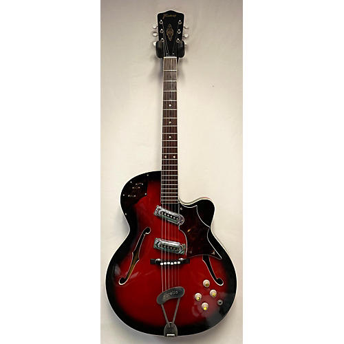 Framus 1960S Sorello Hollow Body Electric Guitar Sunburst