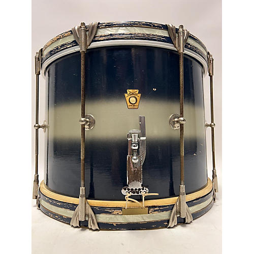 Ludwig 1960s 14X10 MARCHING SNARE Drum BLUE TO SILVER BURST 217