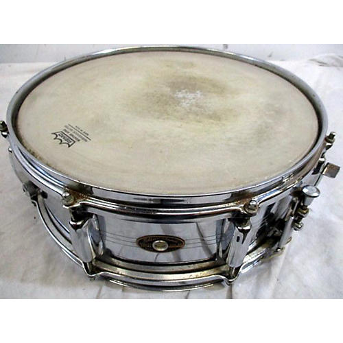 Slingerland 1960s 14in Black And Brass Badge Drum Chrome 33