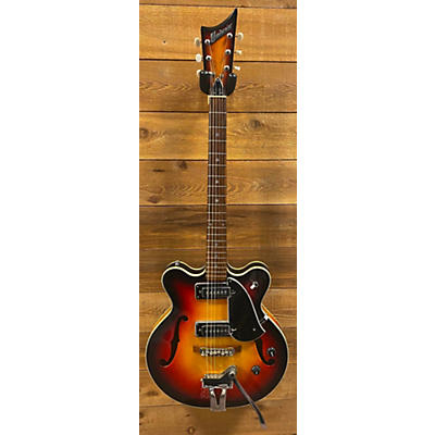 Univox 1960s 2pu Hollow Body Electric Guitar