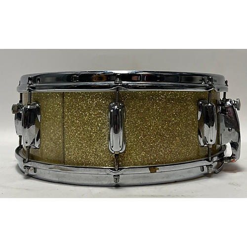 Slingerland 1960s 5.5X14 GENE KRUPA SOUND KING Drum GOLD SPARKLE 10