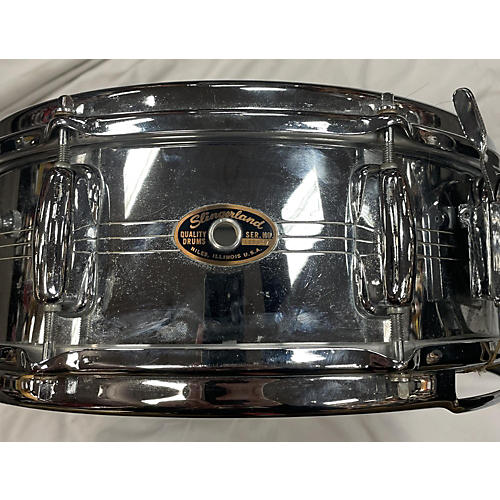 Slingerland 1960s 5.5X14 Gene Krupa Soundking Drum Chrome Over Brass 10