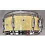 Vintage Gretsch Drums 1960s 5.5X14 Round Badge Snare Drum White Marine Pearl 10