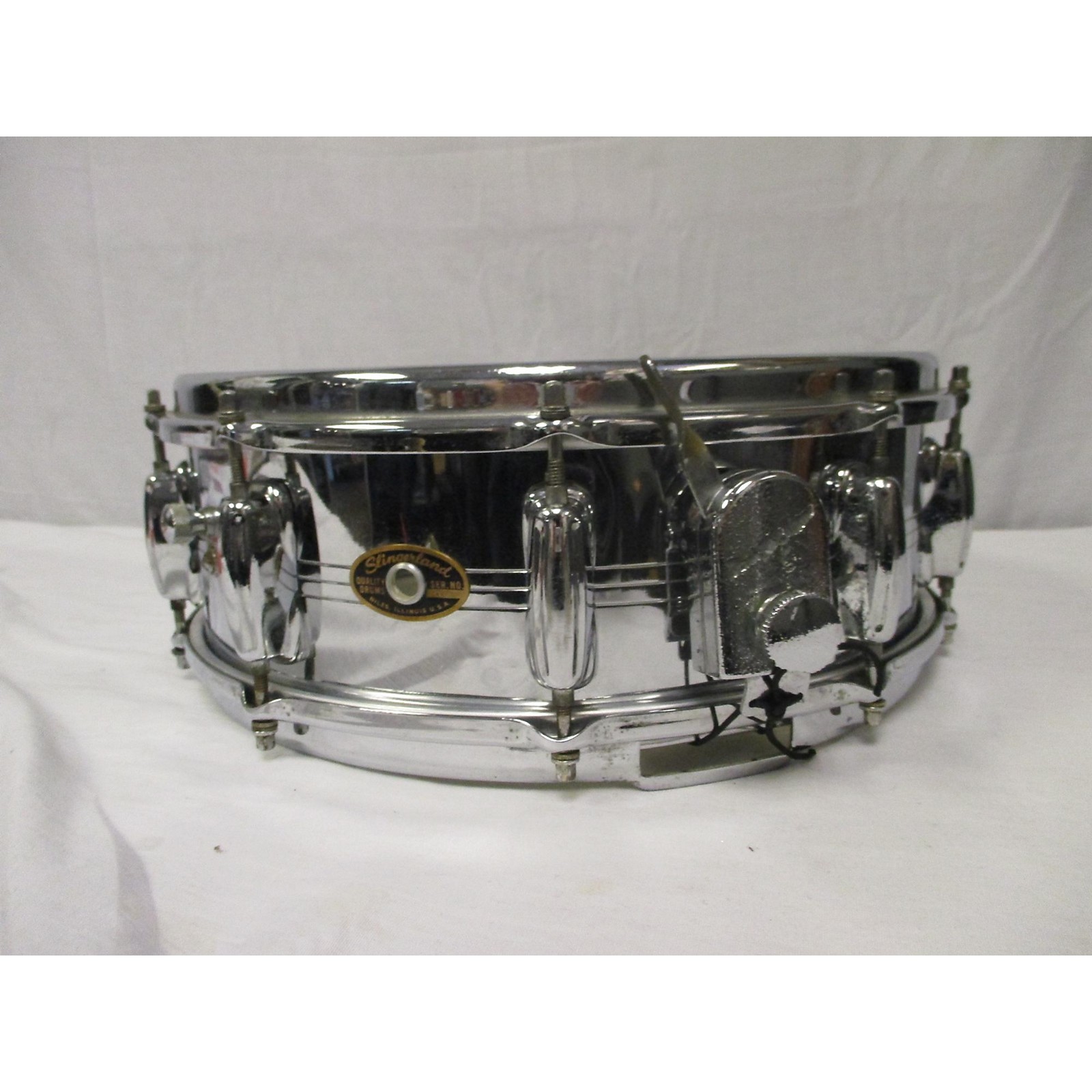 Vintage Slingerland 1960s 6.5X14 COB Snare Drum Chrome 15 Musician's