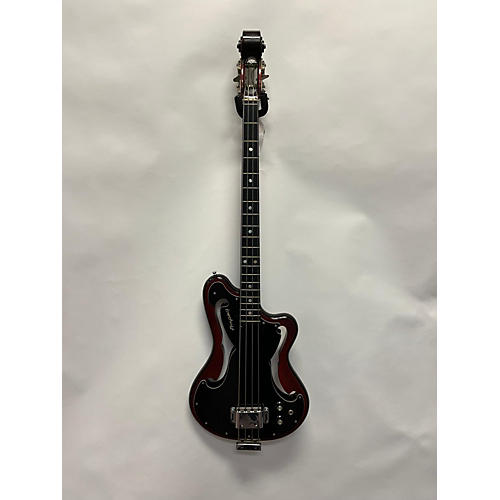 Ampeg 1960s AEB-1 SCROLL BASS Electric Bass Guitar RED/BLACK