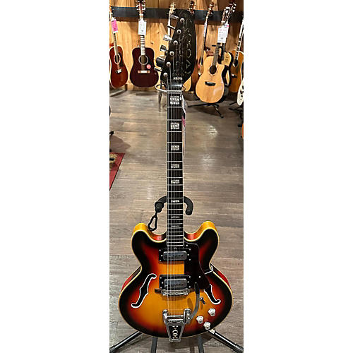 VOX 1960s Aristocrat Hollow Body Electric Guitar Sunburst