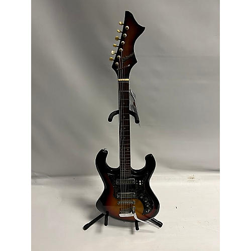 Sekova 1960s BIG HORN Solid Body Electric Guitar Sunburst
