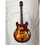 Vintage Univox 1960s Coily Hollow Body Electric Guitar 3 Color Sunburst
