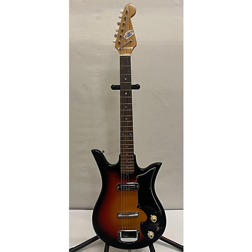 Teisco 1960s Del Rey E110 Solid Body Electric Guitar 2 Color Sunburst