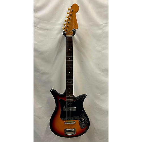 Teisco 1960s E110 TULIP Solid Body Electric Guitar Sunburst
