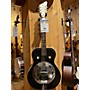 Vintage Airline 1960s Folkstar Res-O-Glass Resonator Guitar Black